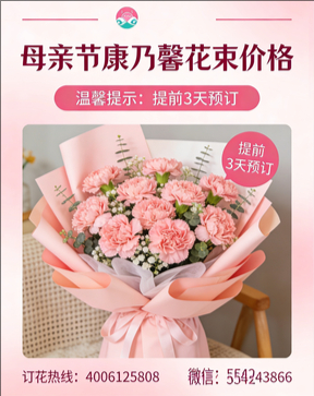 河池天峨县花店母亲节康乃馨花束